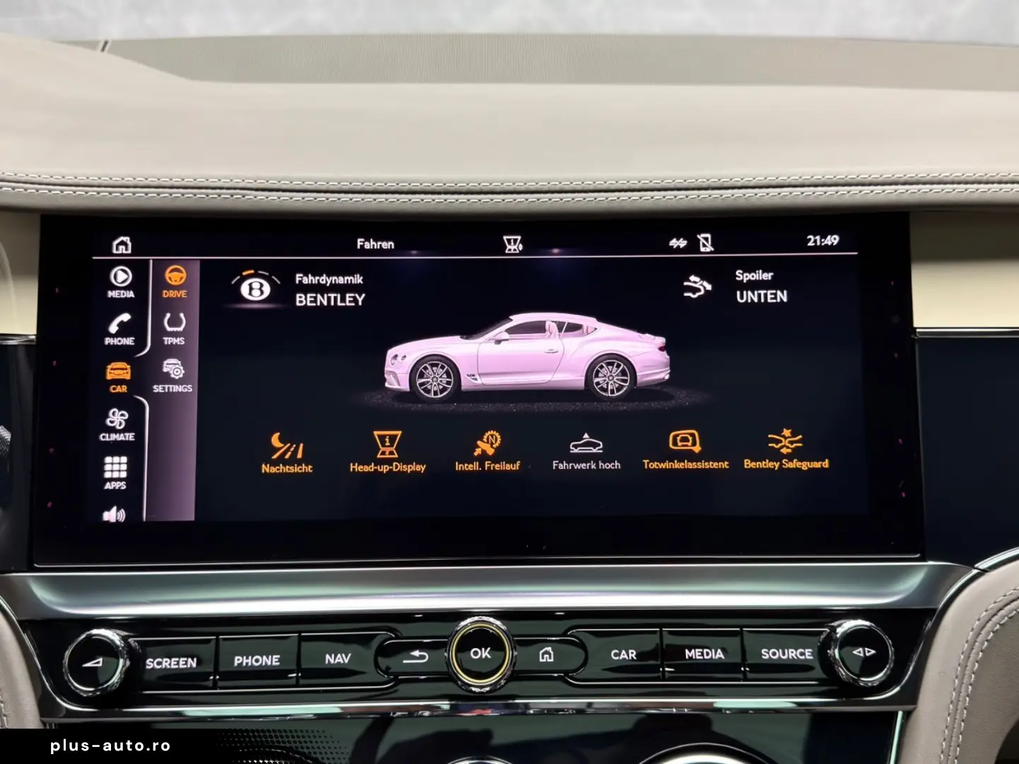 BENTLEY Continental GT S V8 MULLINER GARANTIE NAIM HUD