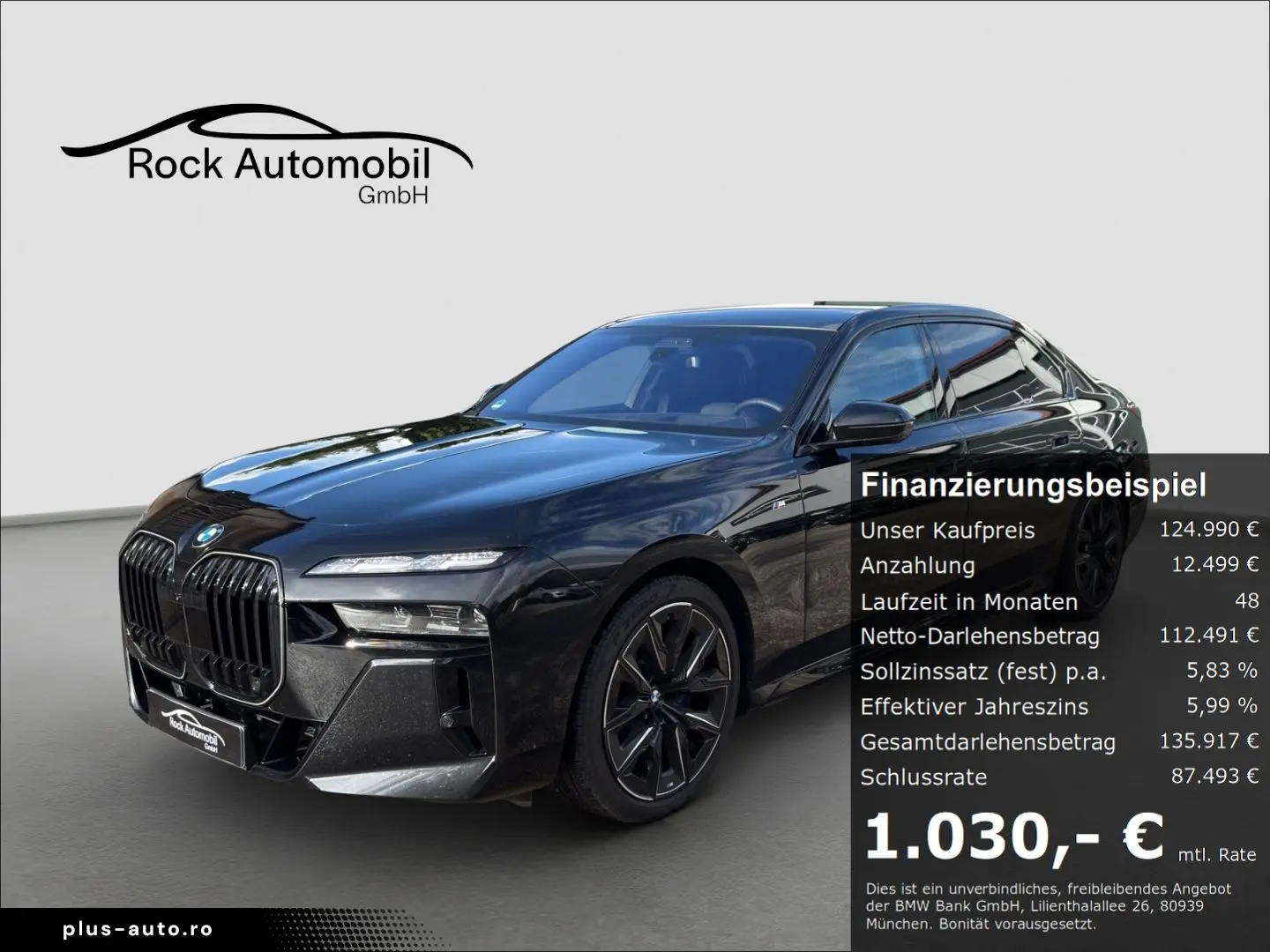 BMW 740 d xDrive M Sport Pro Monat 699 € NP 174t €