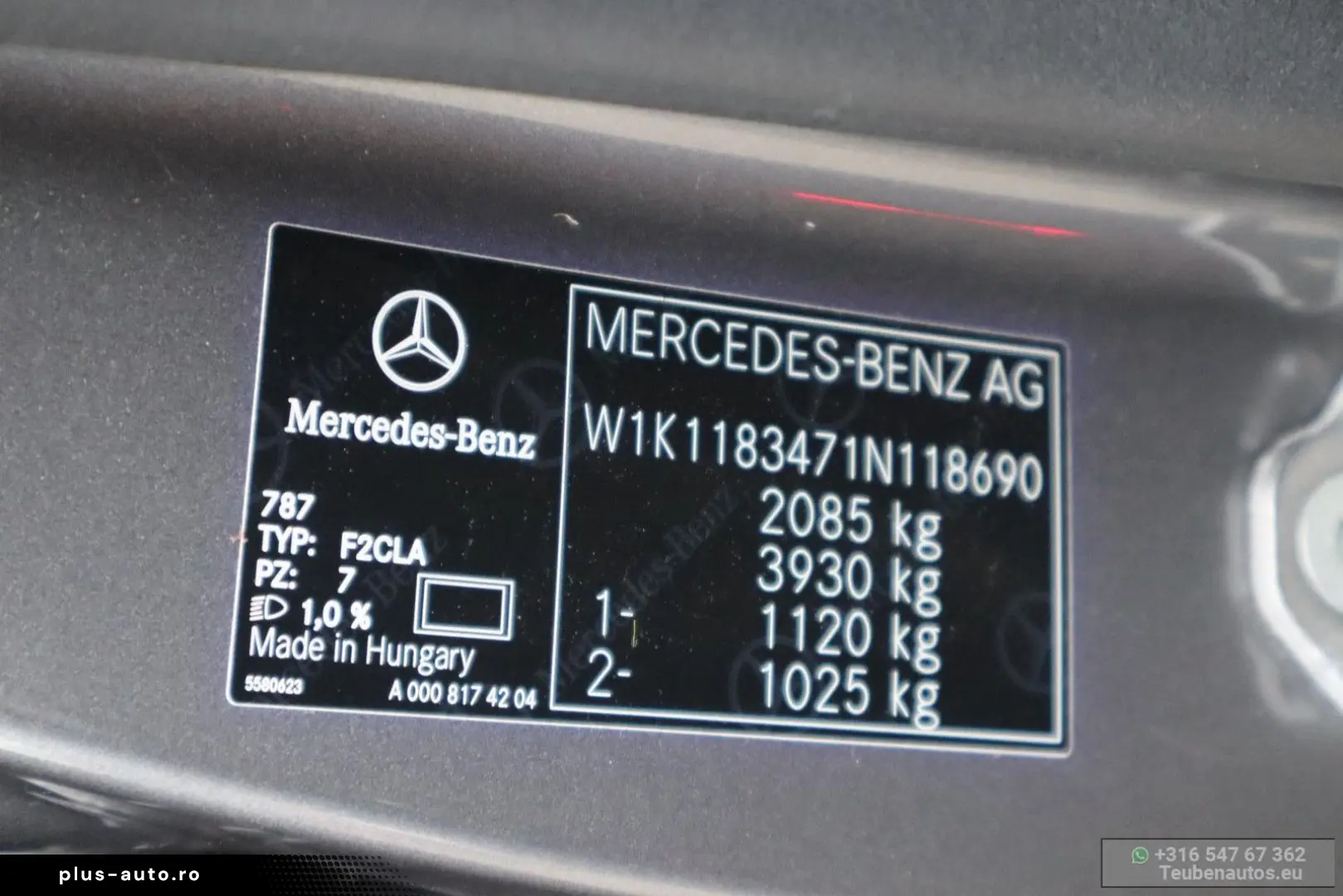 MERCEDES-BENZ CLA 250 4MATIC Premium Plus kamera App&hellip;