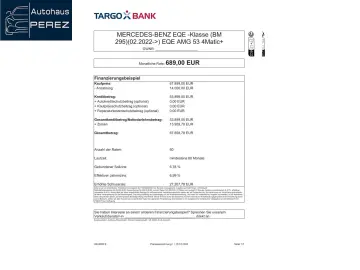 MERCEDES-BENZ EQE 53 AMG 4M  PREMIUM  DISTRONIC-PANO&hellip;