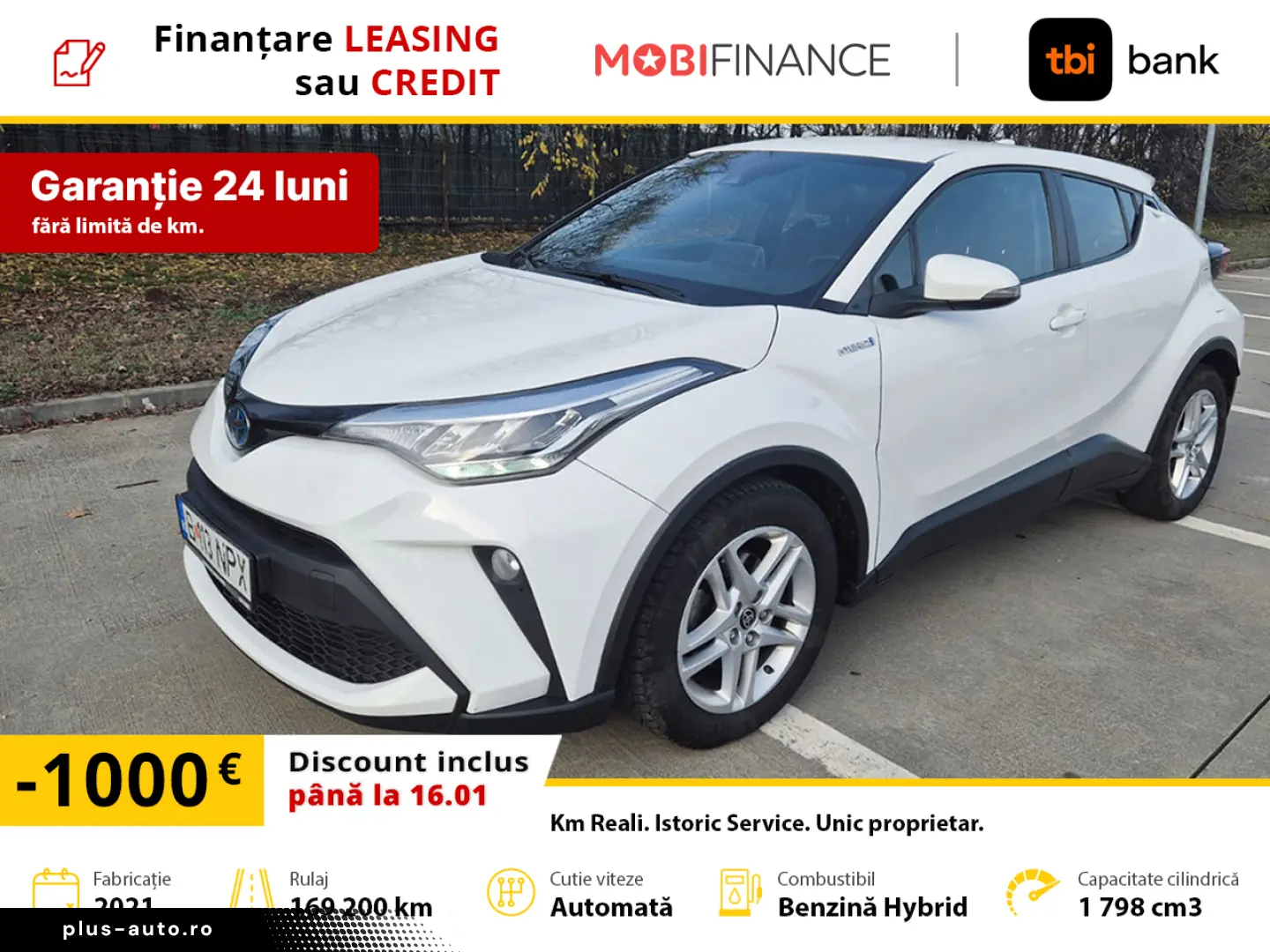 Toyota C-HR 1.8 HSD 122 CP 4x2 CVT Core