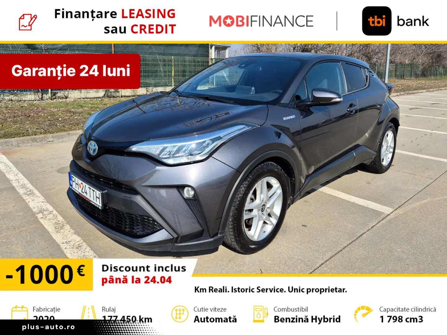 Toyota C-HR 1.8 HSD 122 CP 4x2 CVT Core