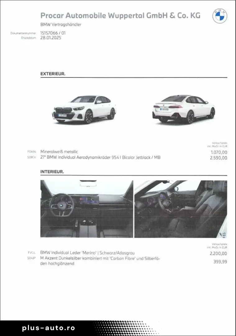 BMW 540 d xDrive M Sport Pro PANO B&W HUD LED 360 AH