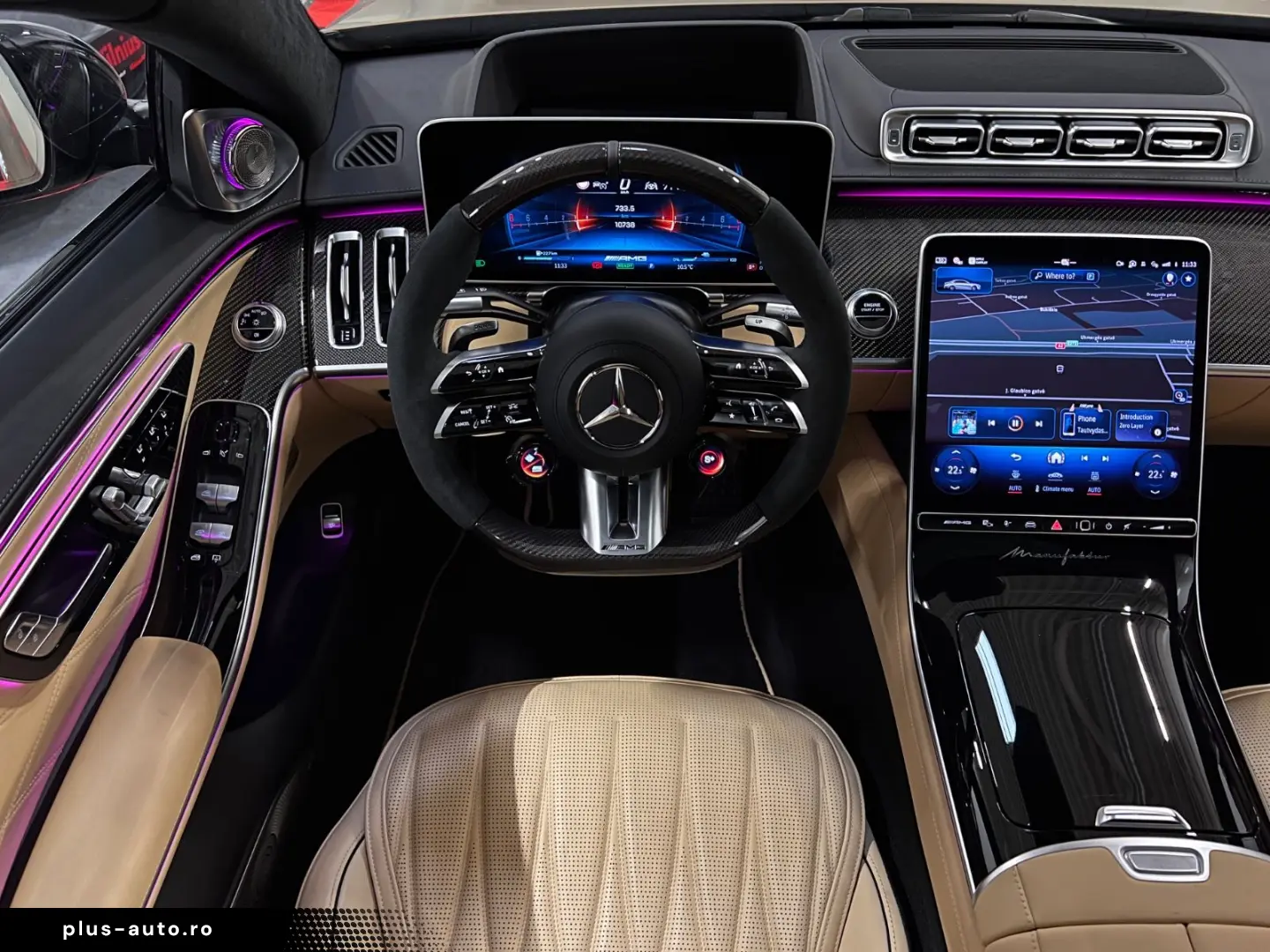 MERCEDES-BENZ S63 AMG E-PERFM ACC BURM HUD MATRX CARPLAY 360