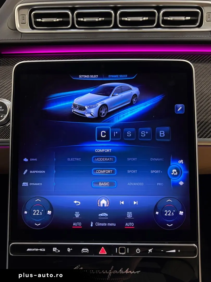 MERCEDES-BENZ S63 AMG E-PERFM ACC BURM HUD MATRX CARPLAY 360