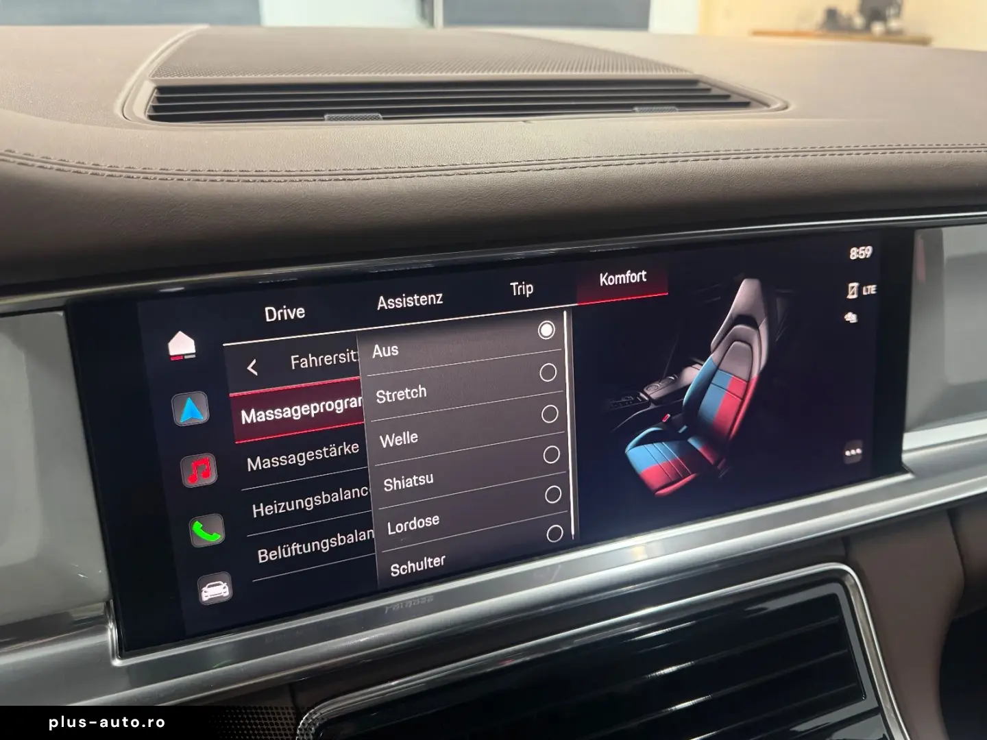 PORSCHE Panamera Executive TV Massage Sitzluft HeadUp