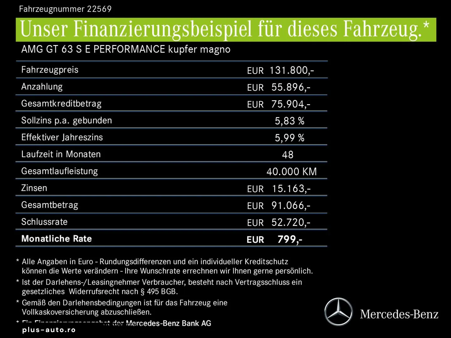 MERCEDES-BENZ AMG GT 63 S E PERFORMANCE kupfer magno&hellip;