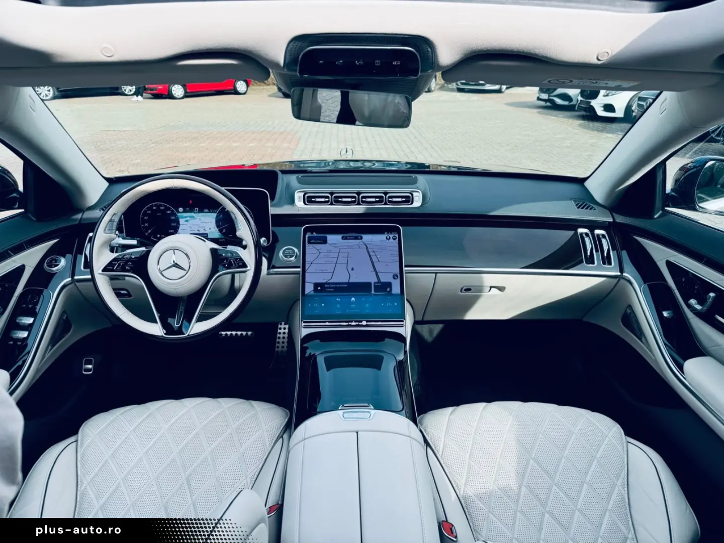 MERCEDES-BENZ S 450 Long AMG Line NAPPA BEIGE 3xTV CHAUFFEUR