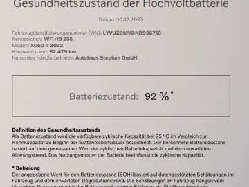 VOLVO XC60 Recharge T8 AWD Inscription Massage Ventil