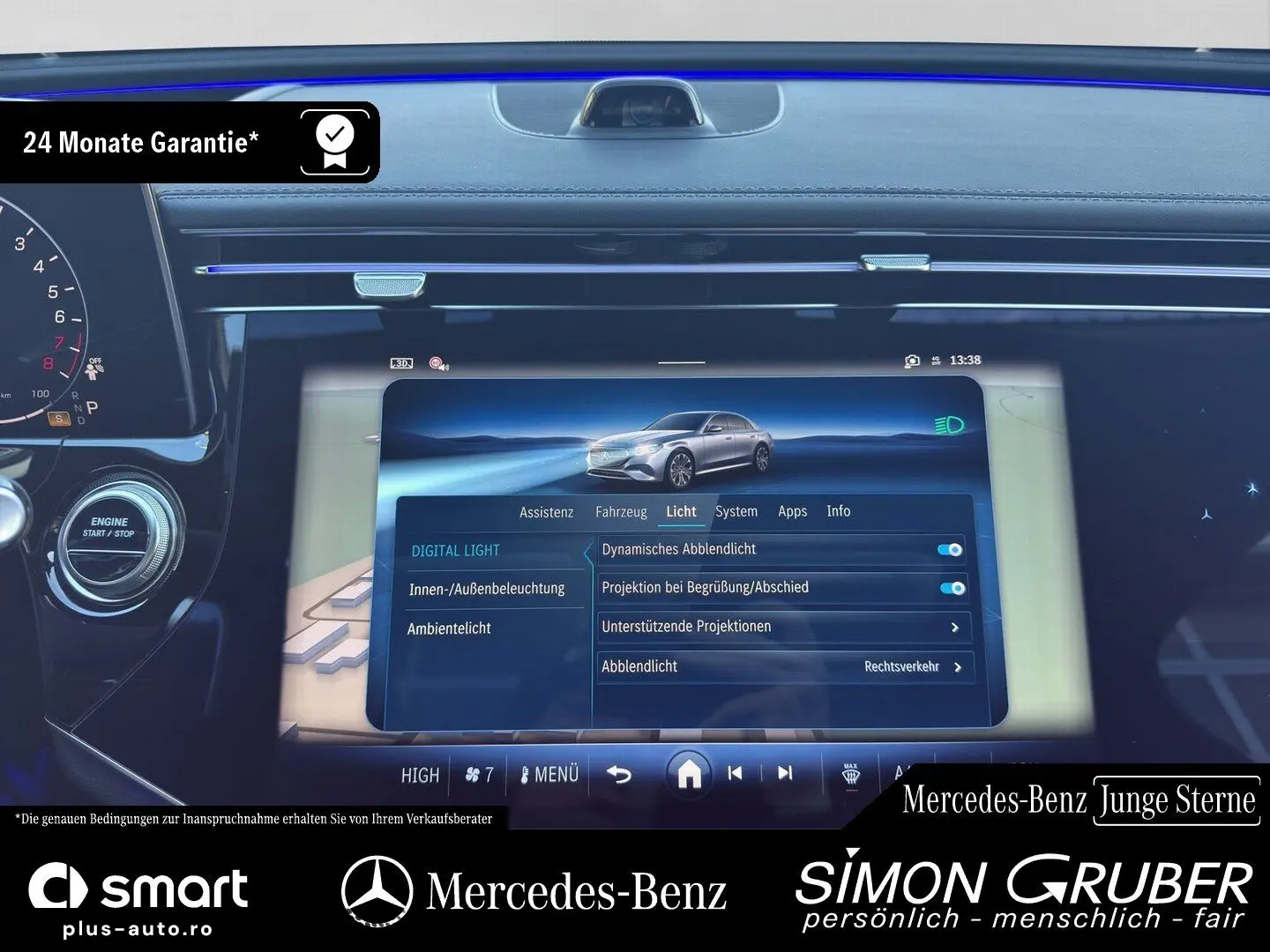 MERCEDES-BENZ E 400 e 4M AMG Pano Superscreen Airmatic Burm