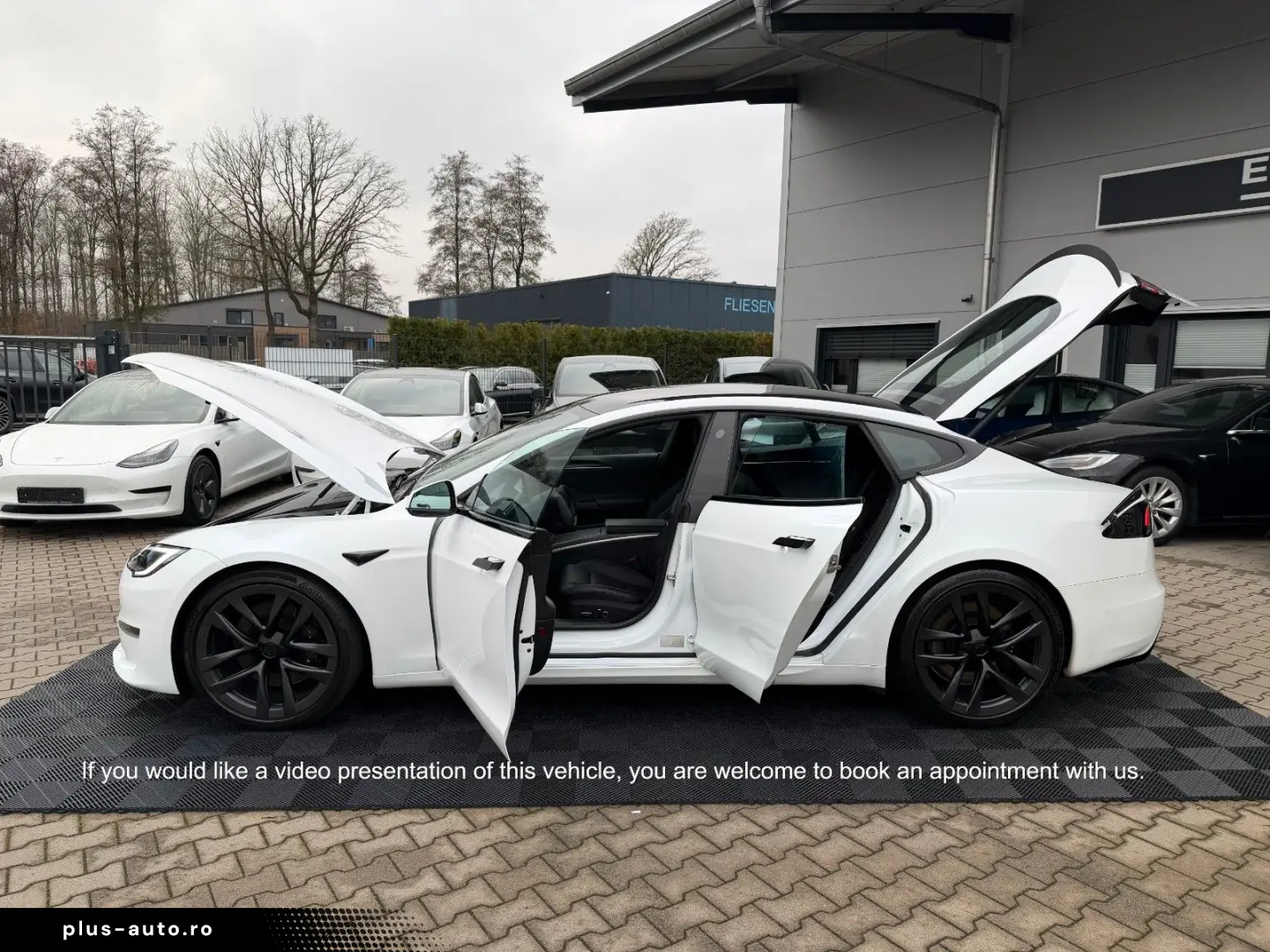 TESLA MODEL S PLAID   CARBON   21  ARACHNID   TOW