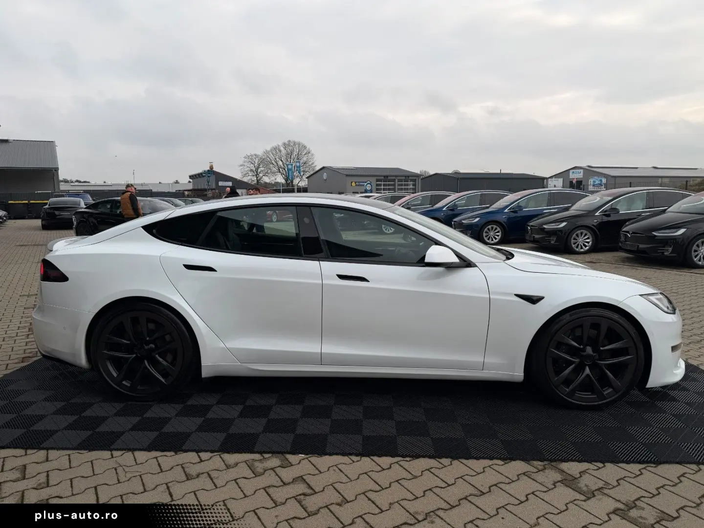 TESLA MODEL S PLAID   CARBON   21  ARACHNID   TOW