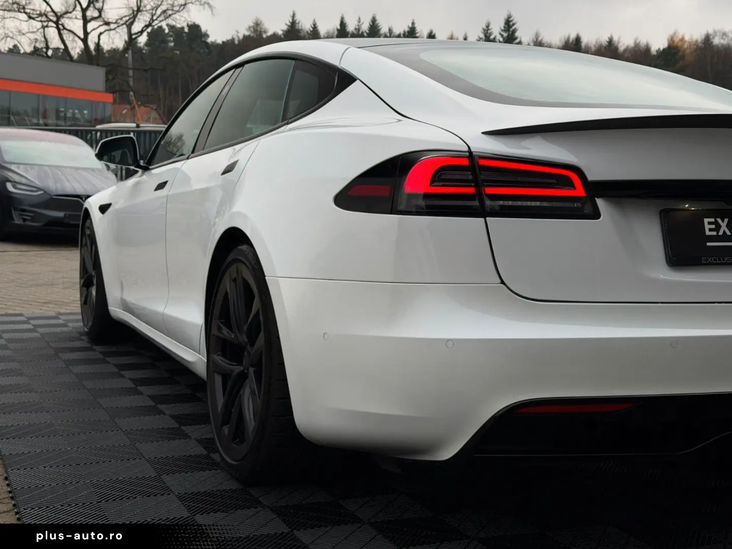 TESLA MODEL S PLAID   CARBON   21  ARACHNID   TOW