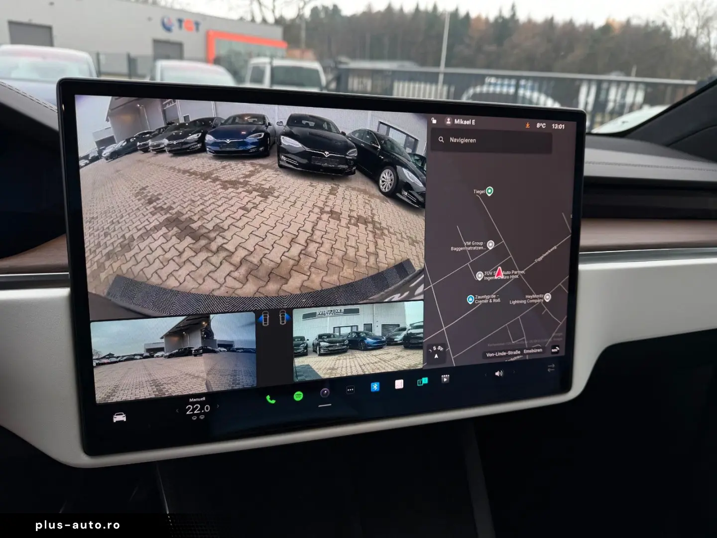 TESLA MODEL X PALLADIUM    HW 4 USS   AMD RYZEN