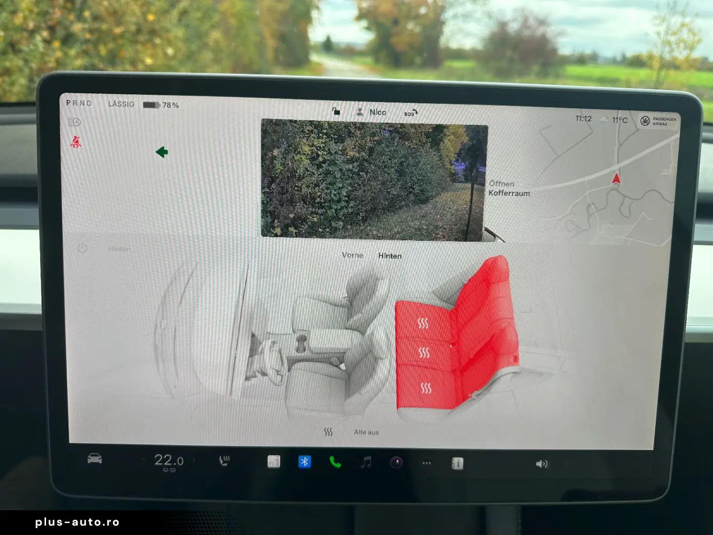 TESLA Model Y LR AWD Red Innen