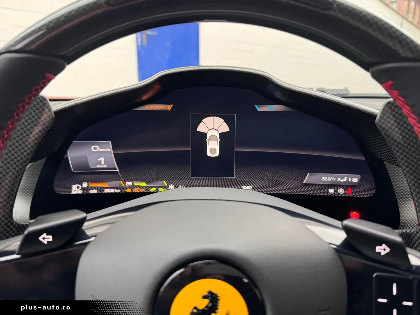 FERRARI 296 GTB CARBON-DAYTONA RACING LIFT JBL LCD-DISP