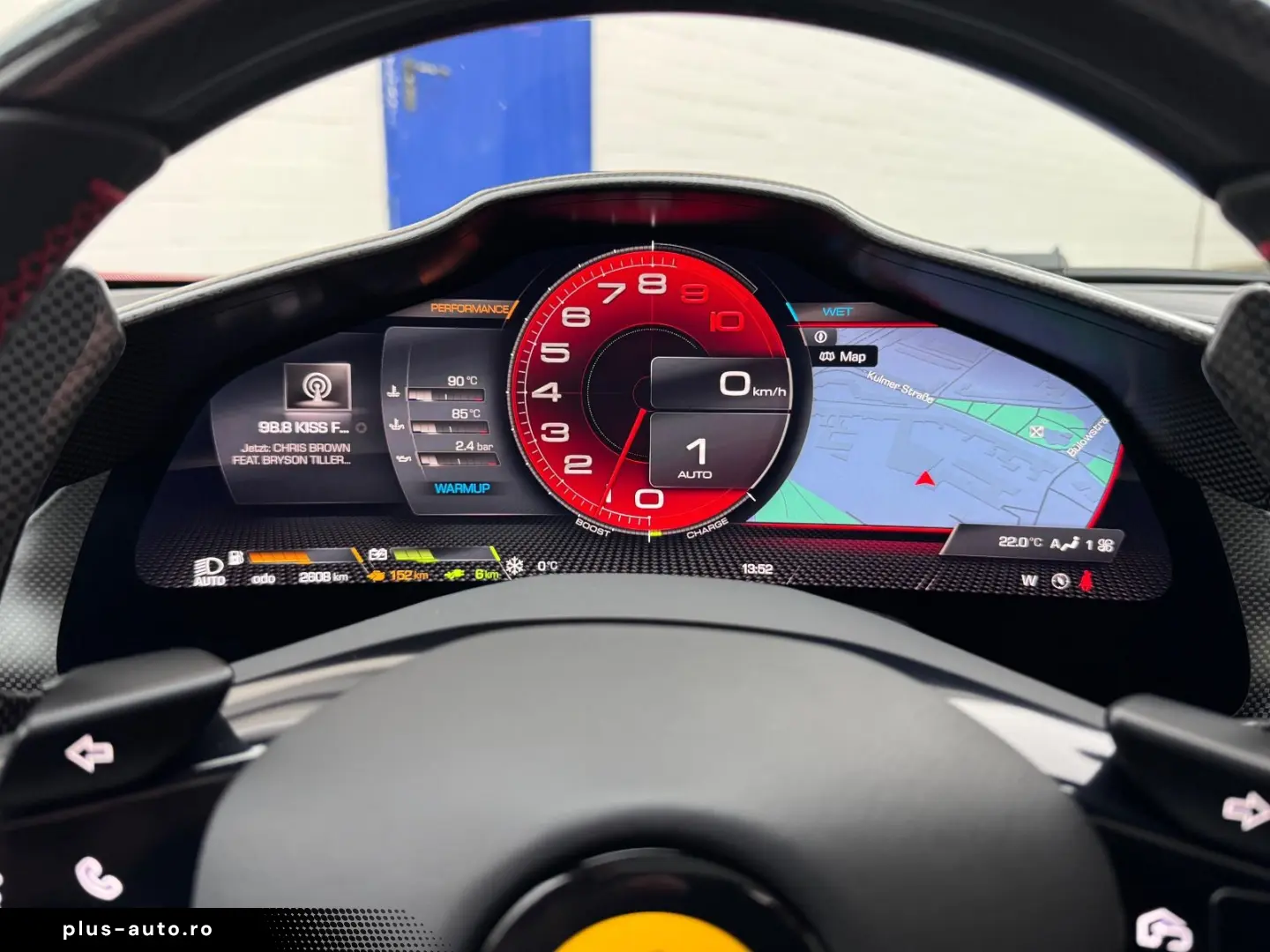 FERRARI 296 GTB CARBON-DAYTONA RACING LIFT JBL LCD-DISP