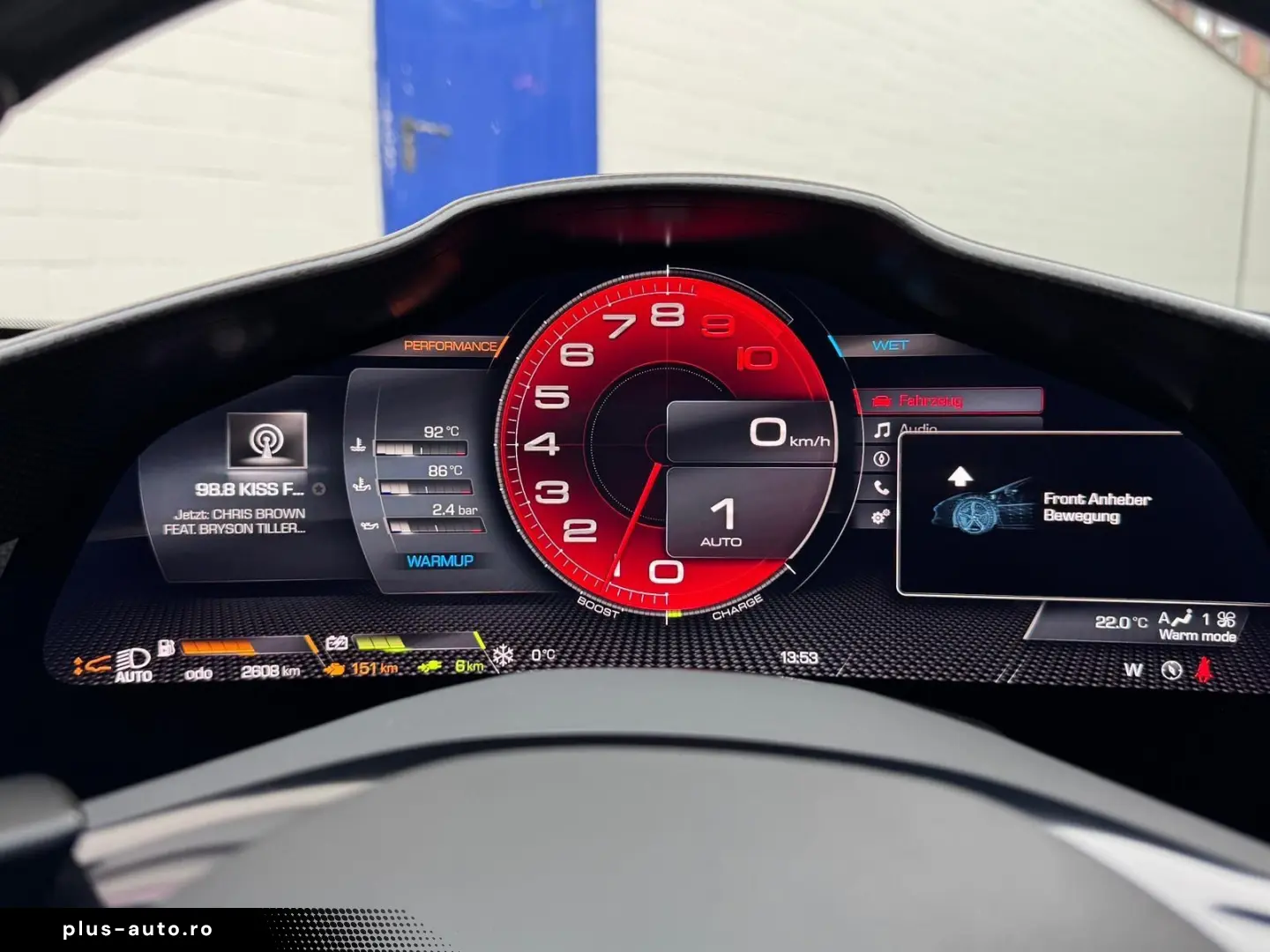 FERRARI 296 GTB CARBON-DAYTONA RACING LIFT JBL LCD-DISP