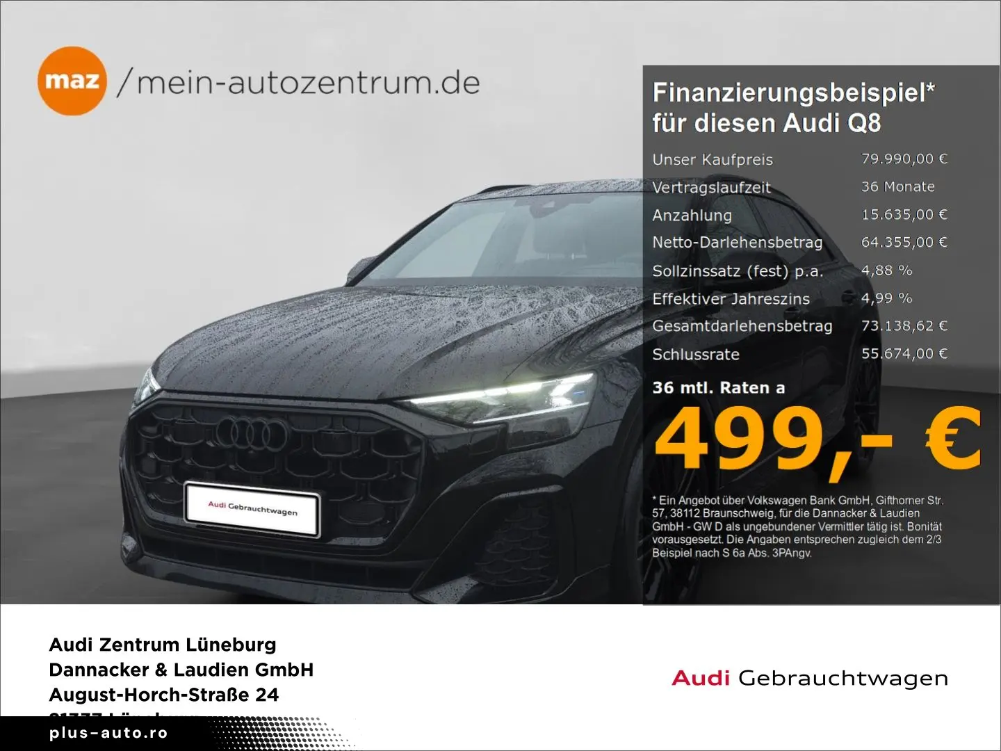 AUDI Q8 50 3.0 TDI quattro S-Line Alu Matrix-LED AHK