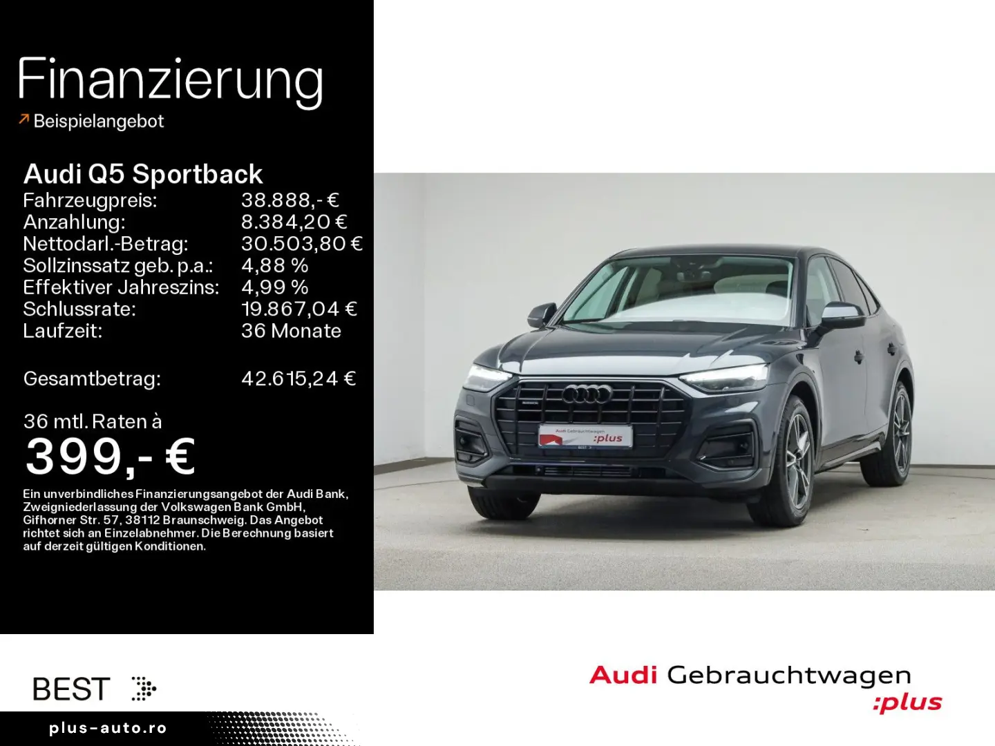 AUDI Q5 Sportback advanced 50 TFSI e qu.AHK Air B&O