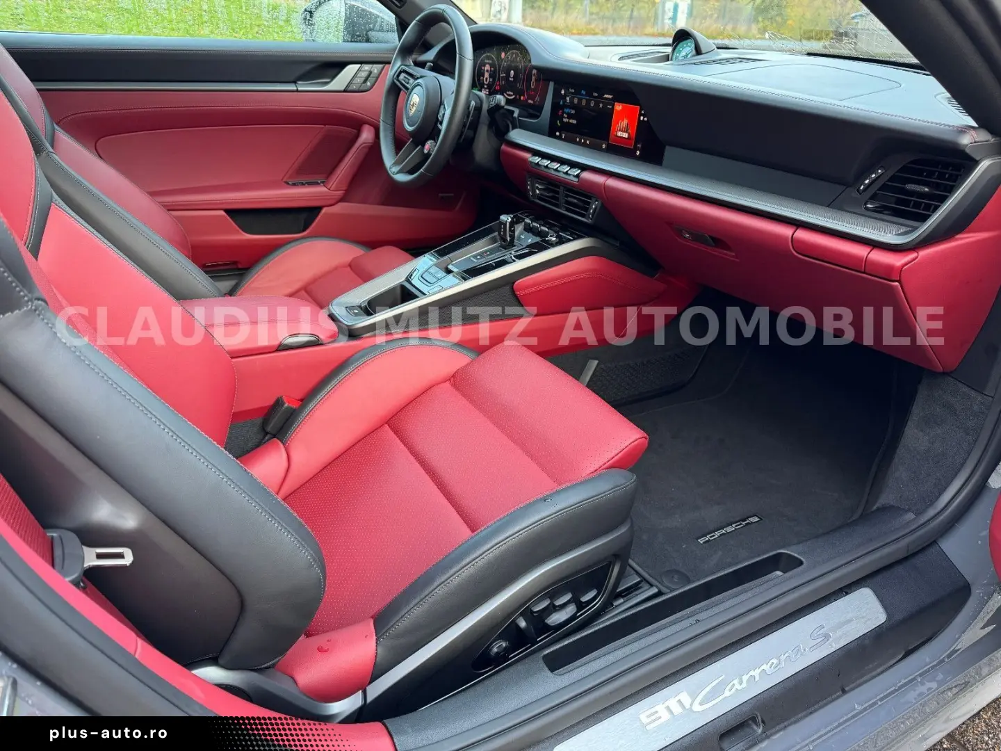 PORSCHE 992.2 S Coupé   GRAU   ROT   SPORT DESIGN   VOLL