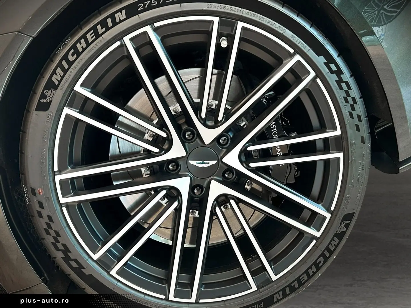 ASTON MARTIN DB12 Minotaur Green Oxford Tan Bowers & Wilkins