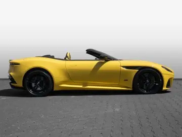 ASTON MARTIN DBS Volante Frosted Glass Yellow Carbon