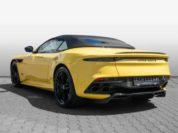 ASTON MARTIN DBS Volante Frosted Glass Yellow Carbon