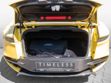 ASTON MARTIN DBS Volante Frosted Glass Yellow Carbon