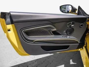 ASTON MARTIN DBS Volante Frosted Glass Yellow Carbon