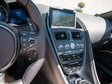 ASTON MARTIN DBS Volante Frosted Glass Yellow Carbon