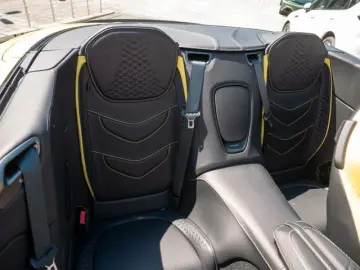 ASTON MARTIN DBS Volante Frosted Glass Yellow Carbon