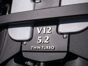 ASTON MARTIN DBS Volante Frosted Glass Yellow Carbon