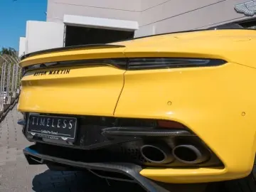 ASTON MARTIN DBS Volante Frosted Glass Yellow Carbon