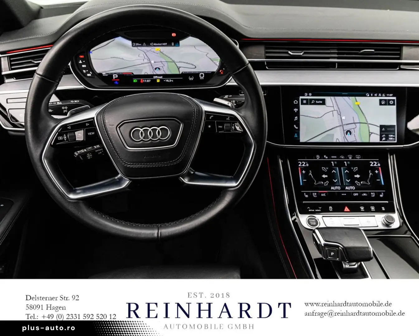 AUDI A8 55TFSi Q ACC HuD PANO 360  MASSAGE B&O OLED