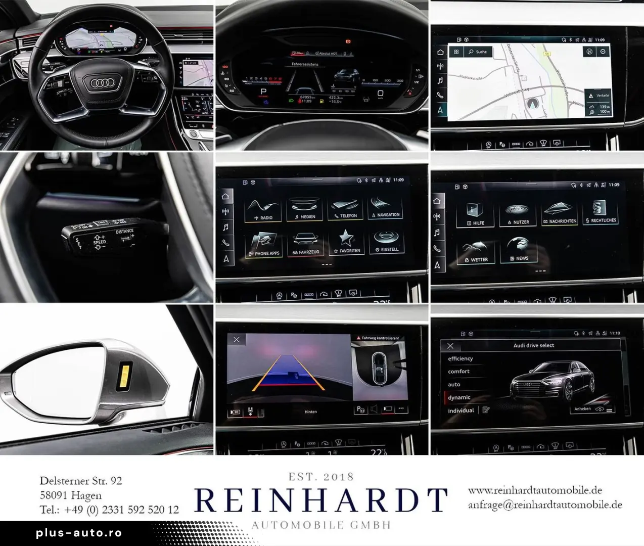 AUDI A8 55TFSi Q ACC HuD PANO 360  MASSAGE B&O OLED