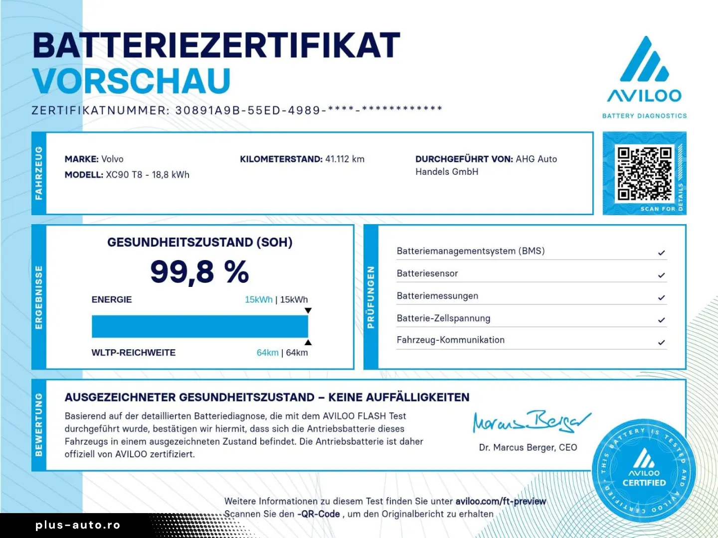 VOLVO XC90 T8 AWD TwinEngine Recharge R Design 7-Sitze