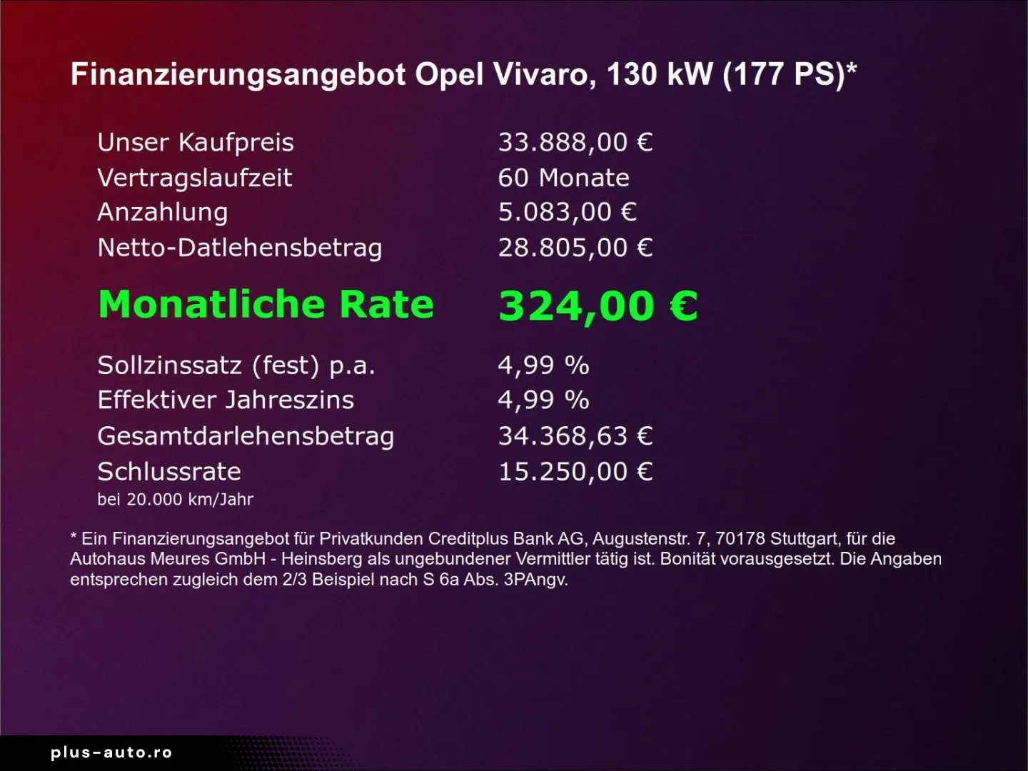 OPEL Vivaro Cargo Kasten L3 Edition ATG 2.0 D L Klima