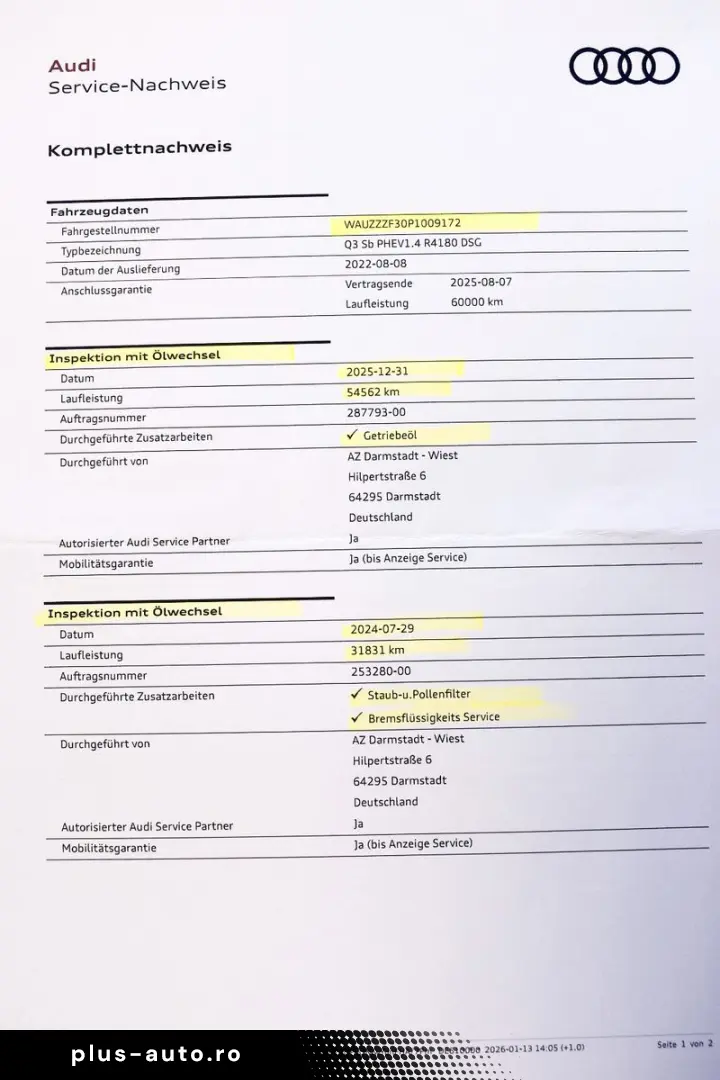 AUDI Q3 Sportback 45 TFSI e S-Line Matrix Pano el.-Si