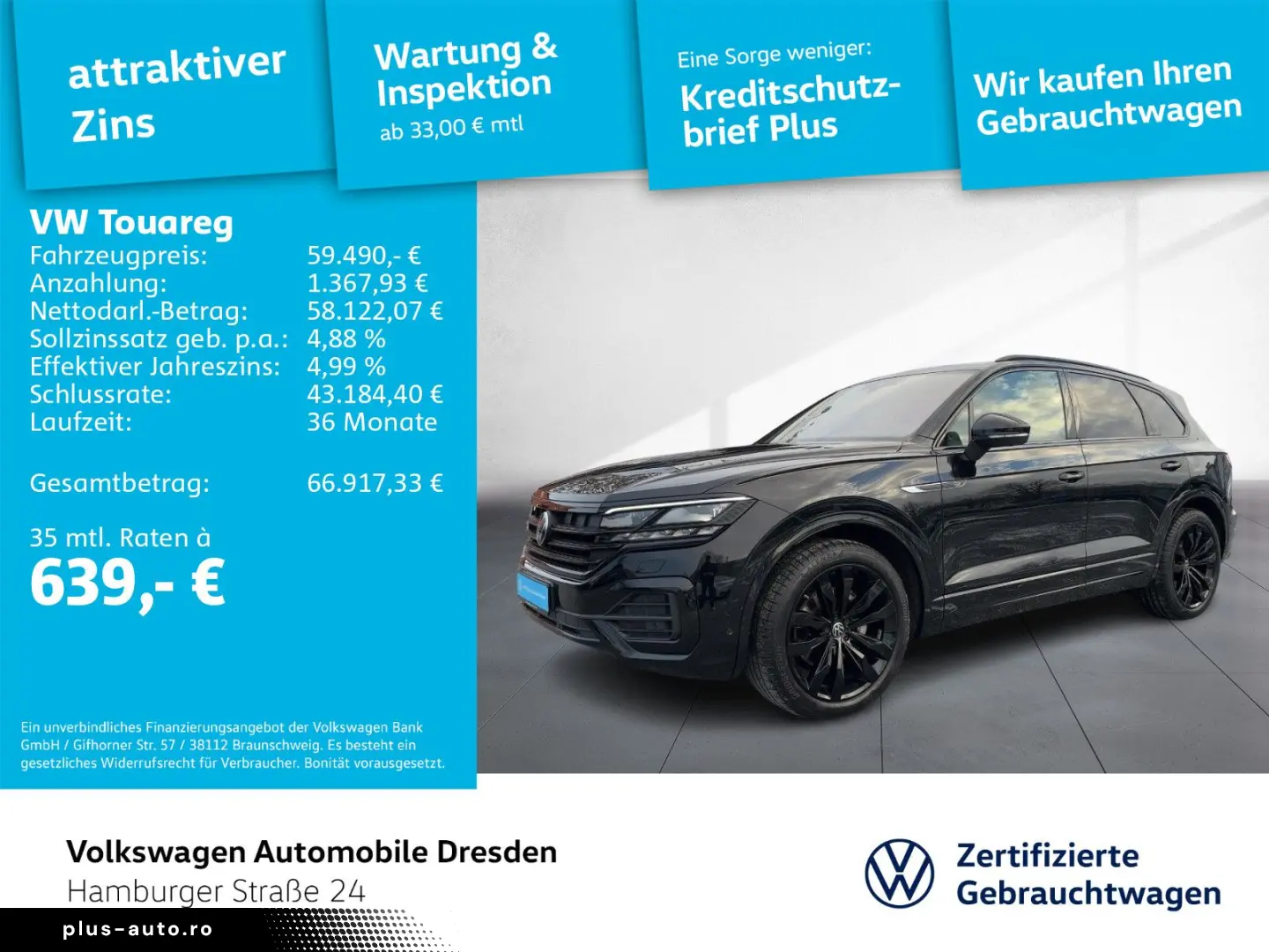 VW Touareg R-Line 3.0 TDI MATRIX AHK AREA LUFT LEDE