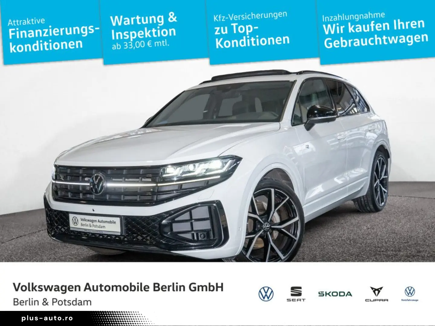 VW Touareg 3.0 V6 TDI R-Line 4M Black Pano Standhzg