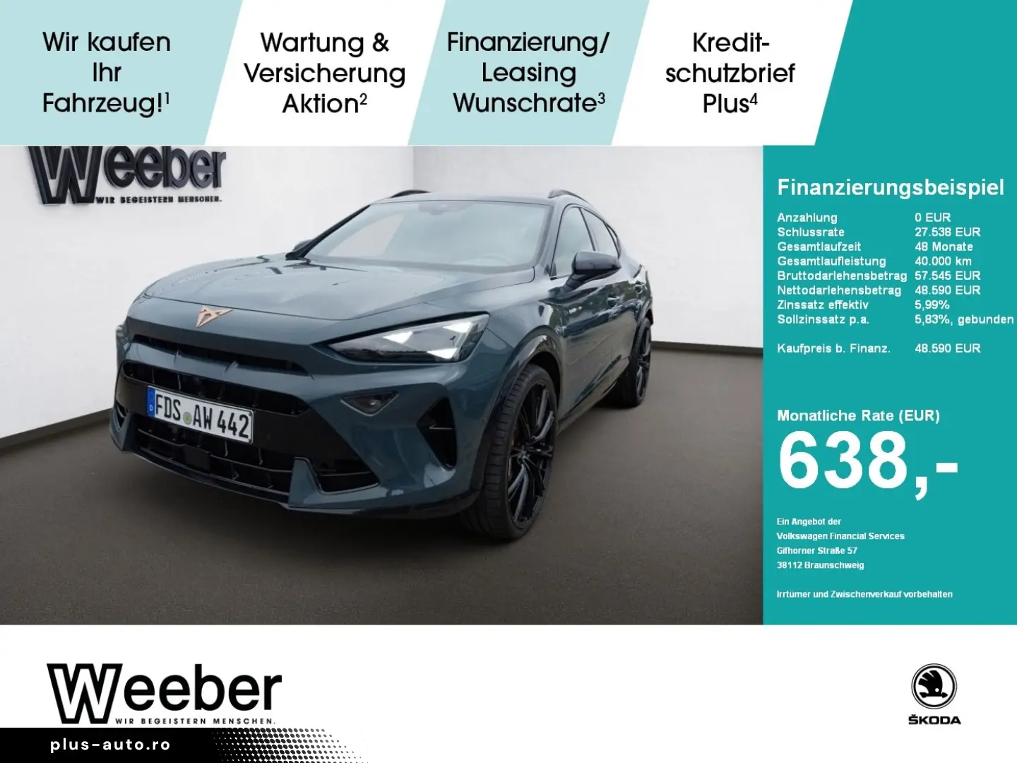 CUPRA Formentor VZ Extreme 2.0TSI 400 PS DSG 4Drive AB