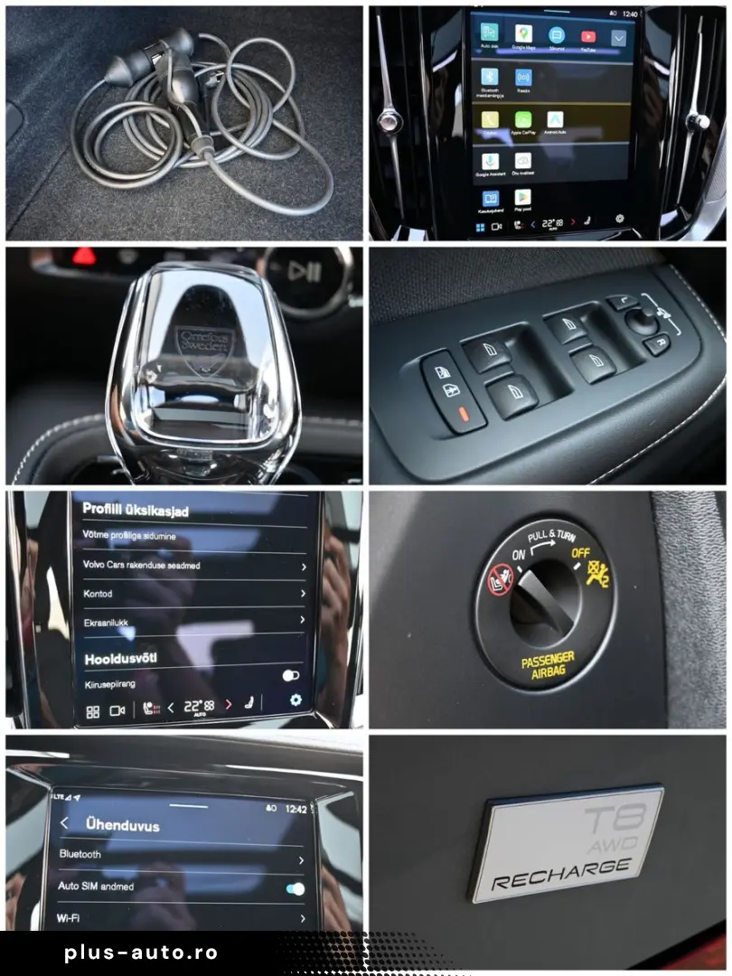 VOLVO AWD T8 B&W HUD PANO 360C Ultimate Dark