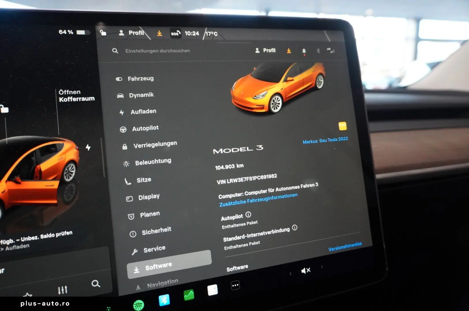 TESLA Model 3 Standard Range NAVI KAMERA SH WÄRMEPUMPE