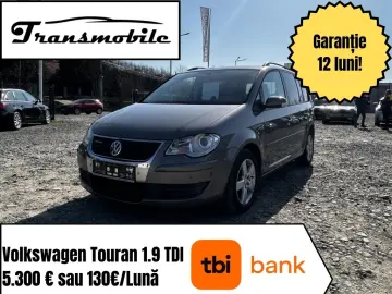 VW Touran 1.9 TDI  United  – Ediție de Familie