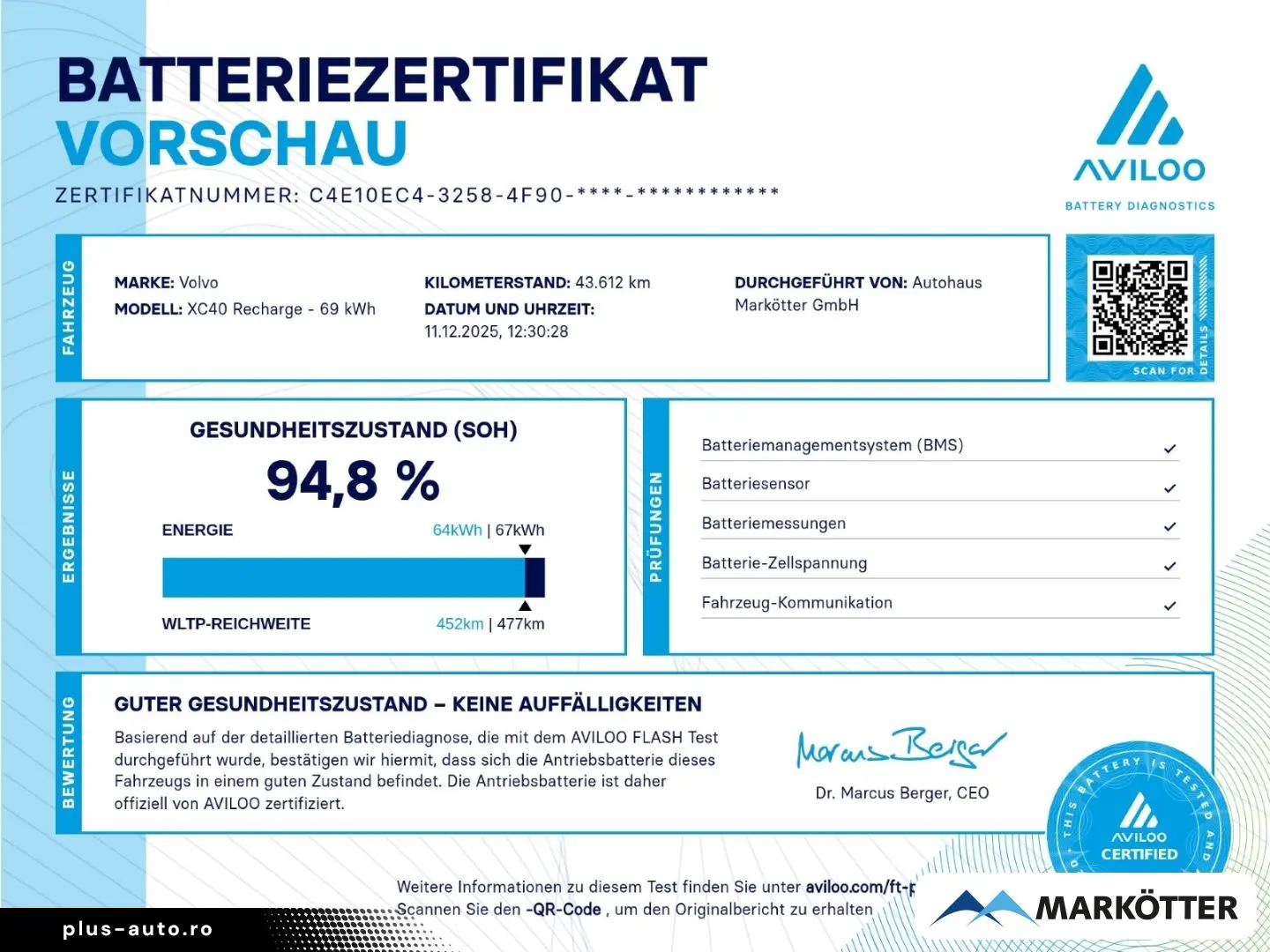 VOLVO XC40 Recharge Single Motor  STHZ CAM DAB  Wärmep