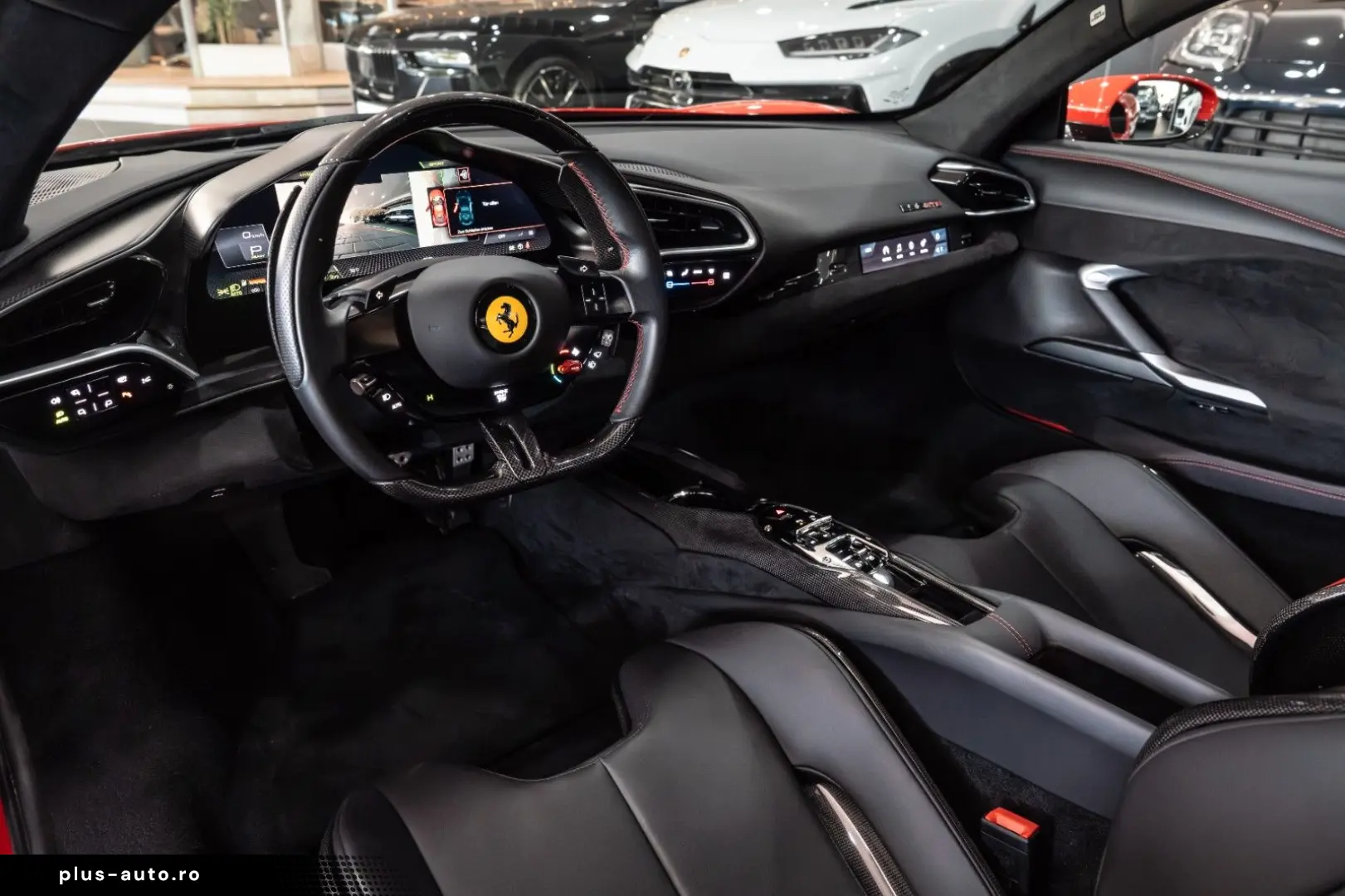 FERRARI 296 GTB RACING-SEATS CARBON-LED LIFT 360 KAM