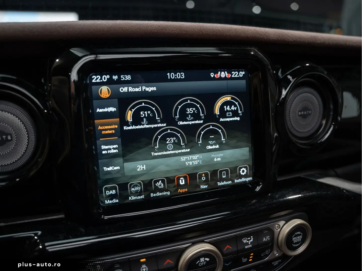 JEEP Wrangler BRUTE Soft-Top Elektrische Treeplanken