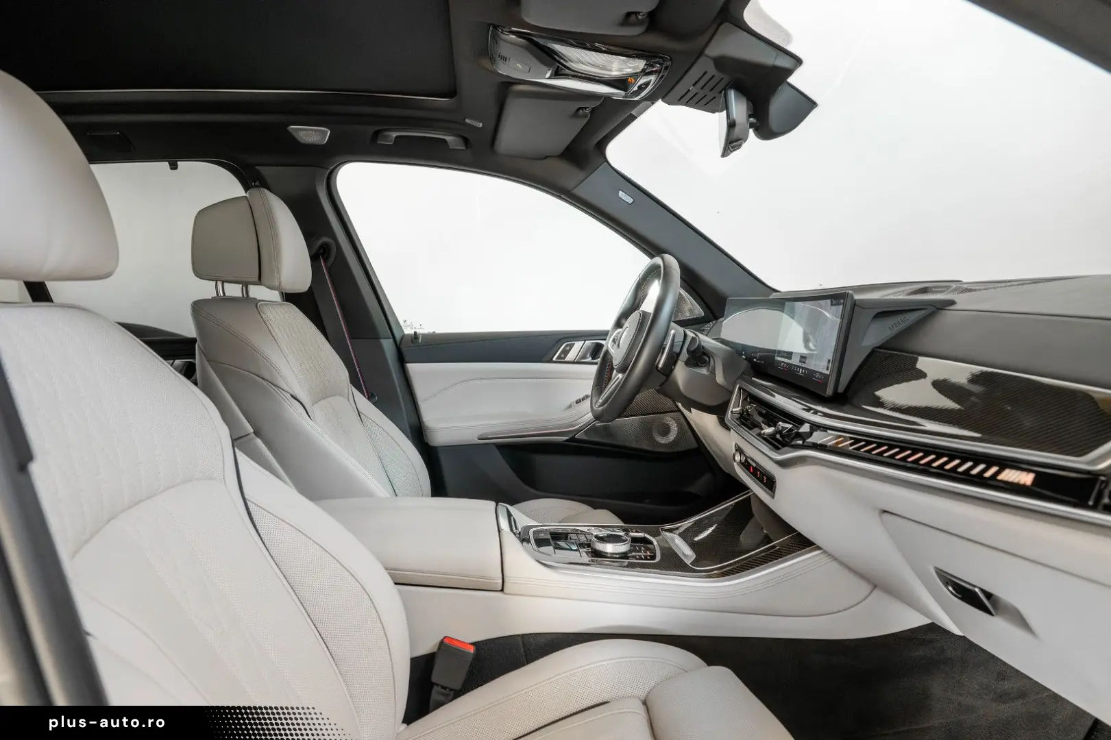 BMW X5 M60i PROFESSIONAL CARBON GLAS SKY MERINO B&W