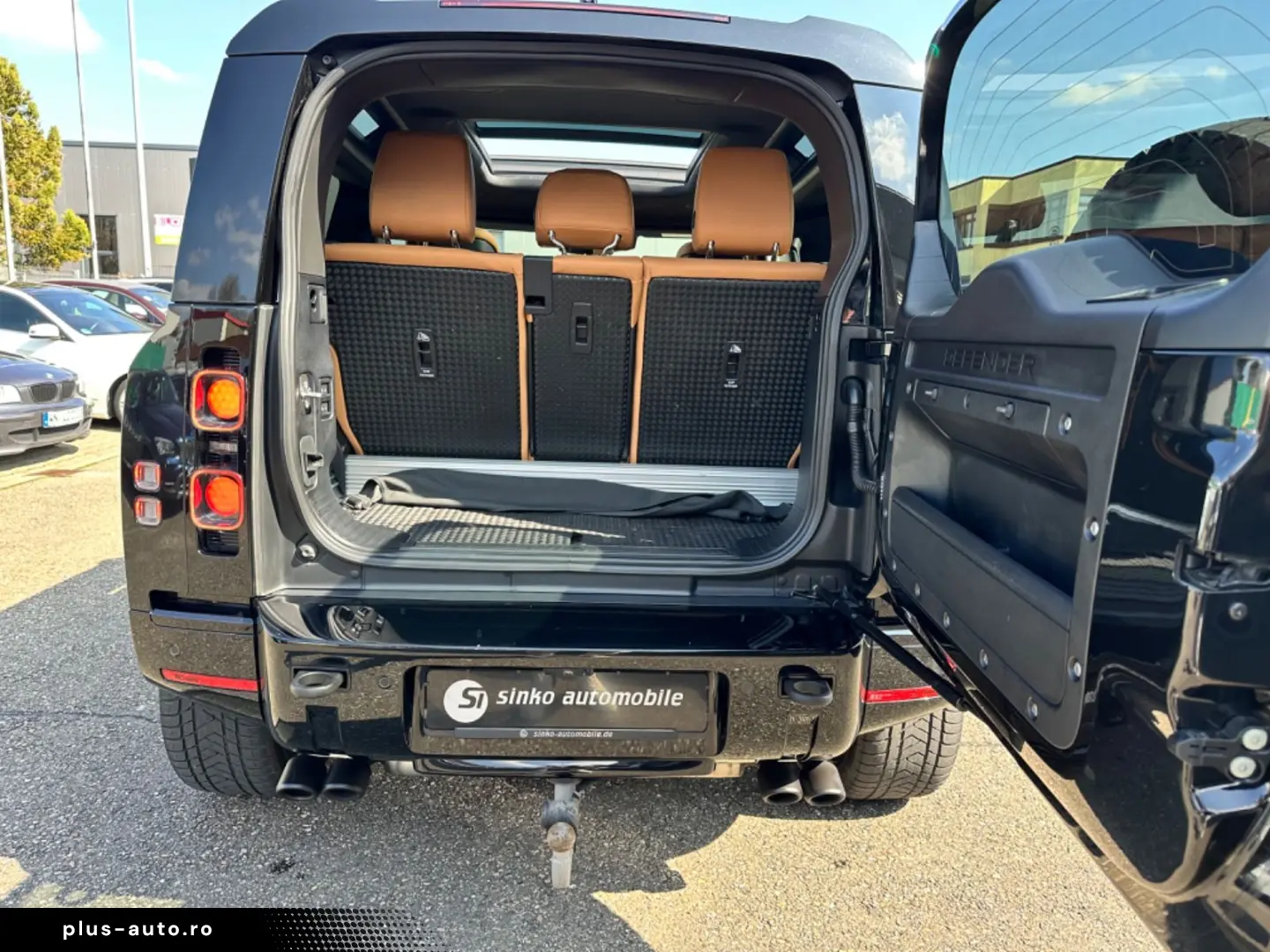 LAND ROVER Defender 90 V8   Black Pack Leder Tan Ebony ACC